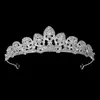 Crystal Tiara Bridal Jewelry Exquipite Bride Party Rhineste Bridal Crown Nowa biżuteria do włosów Kobiet HEDPIET HAIR ACCORIE 121E#