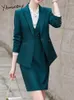 Tweedelige broek voor dames Franse stijl Kantoor Elegante damespakken Formele kleding Broek Werkkleding 2024 Blazers Casual Lange mouwen Mode