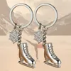 Kitchen Storage 5 Pack Ice Skates Snowflake Keychain Gift 3D Skating Skate Shoe Key Ring For Winter