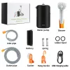 Tools 2023 Portable Camping Shower Electric Shower With Battery Powr Display,2 Flow Mode 4400mAh USB Rechargeable Fast Charging,8.2ft