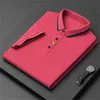 2024 haut de gamme de luxe nouvelle marque Paul T-shirt à manches courtes hommes Bee polo 100% coton revers Business coréen été broderie vêtements pour hommes-4XL