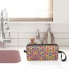 Bauhaus Color Block Linea geometrica Borsa da toilette da viaggio moderna Minimalista Trucco astratto Organizzatore cosmetico Scatola di kit Dopp 44i7 #