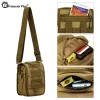 Bags PROTECTOR PLUS Tactical Bag Military Messenger Bag Molle Pouch Single Shoulder Nylon Outdoor Sport Fishing Camping Crossbody