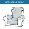 Chair Covers Quilted Water Proof Recliner Sofa Cover For Dog Pets Kids Non-Slip Couch Cushion Slipcover Armchair Furniture Protector