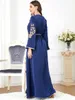 Ropa de mujer de Oriente Medio, decoraciones árabes, nuevas túnicas de comercio exterior de manga larga transfronterizas, bordado musulmán, Dubai