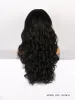 Wigs v Parça WIG 2030inch sentetik vücut dalgası Yarım peruk siyah kadınlar için yarım peruk