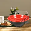 Bowls Noodle Bowl Ramen Set Japanese Soup Rice för Restaurant Kitchen Spoon El