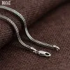 Colliers Bocai S925 Collier en argent sterling Classic Classic Thai Silver Snake Os Neck Chain Pure Argentim Women's Elegant Jewelry