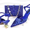 Casual Shoes Doershow High Quality African Style Ladies And Bags Set Latest Gold Italian Bag For Party HYD1-23