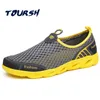 Walking Shoes TOURSH Comfortable Mens Summer Breathable Slip On Sport Sneakers Beach Water Outdoor Men Athletic