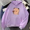 panda björn bubu dudu söt grafisk tryckt plus size hoodie män kvinnliga tröjor harajuku kvinnlig lg ärm varm streetwear h1av#