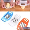 Fruktgrönsaksverktyg Rostfritt stål Strip Cutter Potato Cutting Fries Cooking Tool Slicers Kitchen Accessories Home Shredder Portabl OT23D