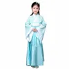Traditionele Chinese Dans Kostuums voor Meisjes Oude Opera Tang-dynastie Han Ming Hanfu Dr Kind Kleding Volksdans Kinderen k0vn #