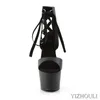 Dance Shoes Pole Show 17 cm High Heel Ankle Boots med 7 tum avsmalnande tå Sexig bankettdans