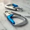 Accessories Rock Climbing Carabiner 35KN AutoLock Mountaineering Downhill Dshape Climbing Heavy Duty Safty Locking Snap Equipment