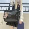 Opbergzakken Schoudertas met grote capaciteit Japanse schattige Kawaii Itabag Transparante meisje Student JK Crossbody Rits Handtas