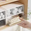 Aufbewahrungsboxen Spiegelschrank Box Kosmetik Lippenstift Rack Badezimmer Desktop-Organisation Schubladentyp Mehrschichtig