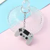 Keychains Accessories key ring designer PVC mini gamepad key chain rings classic cute red and black game machine mold backpack pendant
