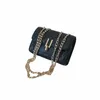 Sac pour femmes Version coréenne du Fi Western Style Lingge Sac à bandoulière Petit parfum Style Texture Hommes g2mO #