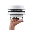 Teaware Sets Rv Special Car Modification Accessories MAX Round Rain Proof Low Height Ventilation Fan With LED Light