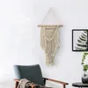 Tapissries macrame boho vägg hängande dekor geometrisk vävd tapestry chic bomull handgjorda bohemisk konst med lång tofs