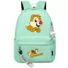 Chip Dale Kawaii Garçons Filles Enfants School Book Sacs Femmes Bagpack Adolescents Toile Ordinateur portable Voyage Sac à dos 32Ch #