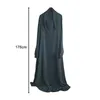 Ubrania etniczne Modlitwa Długa szata Women Pełna okładka Dubaj sukienki Arabe odzież Ramadan Stroje Islam Turkish Islamski Hidżab Abaya Hooded