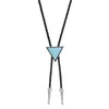 Bow Ties Lariat Bolo Tie Triangular Pendant Necklace Cool Chokers Unisex Collar Jewelry 13MC