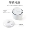 Bowls Household Soup Stew Pot With Lid Steamed Egg Stewed Bird's Nest Cup Water-proof Ceramic