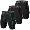 Paquet de 3 shorts de Compression pour hommes couche de Base de course à sec et frais avec poches pour téléphone pour l'entraînement de course à pied 240323