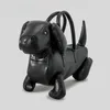 ショルダーバッグニッチデザイン手作りの忠実な犬の形のバッグPue insunisexクリエイティブレトロハンドバッグ