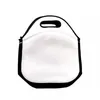 Boîtes à lunch Sacs Néoprène Sublimation Blanks Blanc Sac fourre-tout réutilisable Sac à main Double couche Insated DIY School BJ Drop Delivery Home Gar Ot6Iv