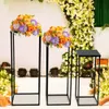 Party Decoration Gold /Sliver /White / Flower Stand Trumpet Vases Table Centerpieces Metal Vase For Home Daotu332 Drop Delivery Garden Dhnon