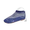 Sandały Siatka luksusowe kryształowe kobiety butów butów fajne buty 2024 Summer Sport moda swobodna mejr zapatos slajdy