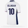 2024 2025 Jerseys de football en Angleterre 24/25 Saka Fode Bellingham Grelish Rashford Sterling Team Kane Kane Football Shirt Shirts Red Blue Blue Men Kits Kits Kits