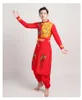 dorosła samica starożytna chińska perkusja garnitur męski w stylu chiński świąteczny yangko taniec garnitur s8d2#