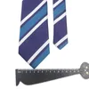 Fliegen Modische Herren-Krawatte, gestreift, Polyester, Blau, Grün, 8 cm, Business, Freizeit, klassisch, Büro, Hochzeit, Smoking, Accessoires, Geschenk