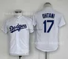 2024 Dodgers honkbalshirt voor kinderen Fan Edition nr. 17 OHTANI geborduurd Japan Team Shohei Otani