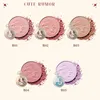 Voci carine Rumor Blush Palette Matte Blusher Shades per bellissimi volti coreani di pigmento longlasting che migliorano 5 colori 240327