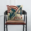 Pillow Case Independence Day Linen Creative Cover Car