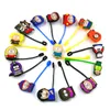 enfance South Park silicone paille toppers accessoires couverture charmes réutilisable Splash Proof boire bouchon anti-poussière décoratif 8mm paille fête