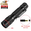 Gift Type Stretchable Zoom Outdoor Camping Dry Battery Q5 With Pen Clip Mini High Light Flashlight 501438