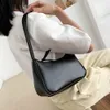 2023 Spring Women's Soft PU Small Shoulder Bags Leather Handbag Retro Shopper Bags For Women Female Armpit Bags Clutch Purses K9Bn#