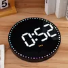 Wall Clocks 10 Inch Large LED Digital Clock With Remote Control Temperature Date Alarm Display Automatic Brightness For Bed V0D3