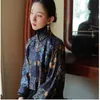 2024 Fi Modern Chinese Chegsam Short Dr Women Qipao Traditial Chinese Clothes Classical Printing Spring Autumn Shirt 232w#
