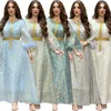 Vêtements ethniques Robe de Dubaï Moyen-Orient Arabe Bronzage Strass