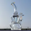 2024 Heady Glass Neo Fab 9 pouces Bangs en verre Tuyau d'eau Bong Tube de tabac à fumer 14MM Bol Dab Rig Recycler Tuyaux de barboteur