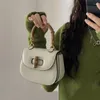 Shoulder Bags Bamboo Joint Bag 2024 Spring/Summer Women's High End Texture Small Form Design Handheld One Crossbody Saddle