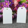 Party Decoration 200pcs 7x4cm Vintage Kraft Blank Hang Tag Paper Wedding Cards Retro Gift