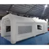 wholesale wholesale Various sizes 10x5x4mH (33x16.5x13.2ft) Small Inflatable Spray Booth blow up Car truck Paint Booths White Cars garage Tent for sale